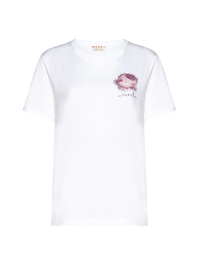 Marni T-shirt In White