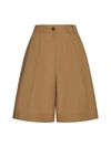 Studio Nicholson Cito Cotton Shorts In Sand