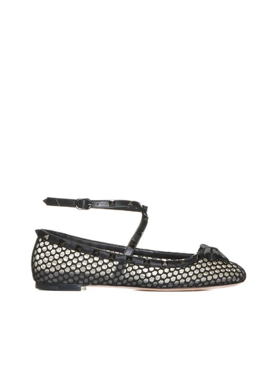 Valentino Garavani Flat Shoes In Black