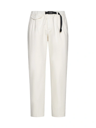 White Sand Trousers In Cream