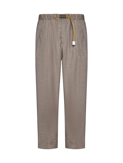 White Sand Trousers In Beige