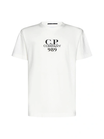 C.p. Company T-shirt In Gauze White