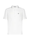 C.p. Company C. P. Company Man Polo Shirt White Size S Cotton, Polyamide In Gauze White