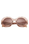 TED BAKER 51MM ROUND SUNGLASSES