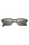 TED BAKER 55MM POLARIZED SQUARE SUNGLASSES