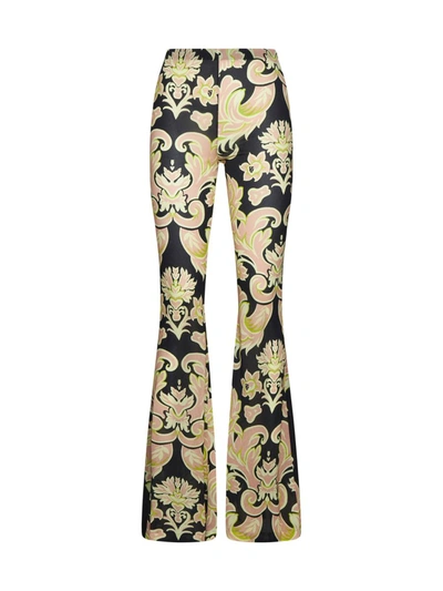 Etro Pants In Stampa F.do Nero