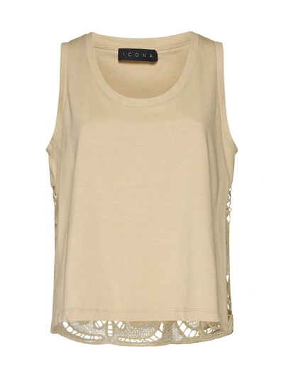 Kaos Icona Shirts In Beige