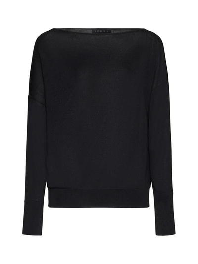 Kaos Icona Sweaters In Black