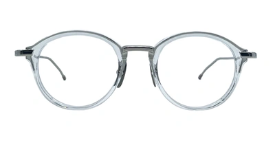Thom Browne Round - Crystal Clear Rx Glasses