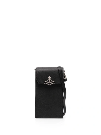 Vivienne Westwood Iphone Holder. Bags In Black
