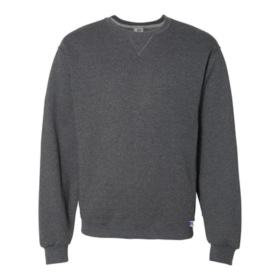 Russell Athletic Dri Power Crewneck Sweatshirt In Grey