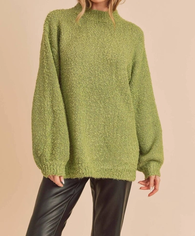 Aemi + Co Tamia Sweater In Green