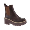 CHINESE LAUNDRY RABBIT SMOOTH PLATFORM BOOTS IN BROWN