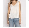 PJ SALVAGE BACK TO BASICS TANK IN IVORY