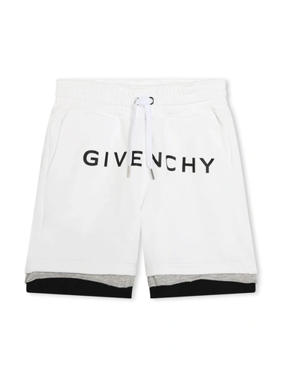 Givenchy Kids Shorts In White