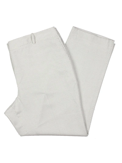 Dkny The Essex Womens Ankle Slim Leg Dress Pants In White
