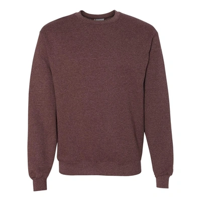 Champion Powerblend Crewneck Sweatshirt In Brown