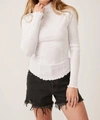 Free People White Make It Easy Thermal In Ivory