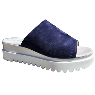 Gabor Women's Slides In Navy In Blue