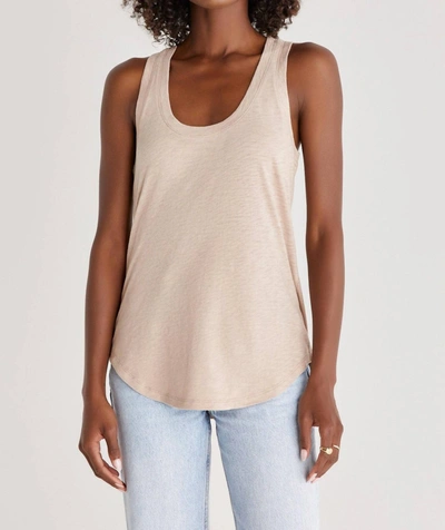 Z Supply Relaxed Slub Tank In Frappe In Beige