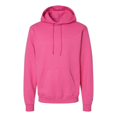 Champion Powerblend Hooded Sweatshirt In Pink