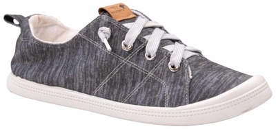 Simply Southern Women's Easy Slip Sneaker In Dkhthrgry In Grey
