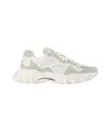 BALMAIN B-EAST SNEAKERS - BALMAIN - WHITE - SUEDE