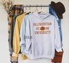 White Label Halloweentown Hooded Sweatshirt In Heather Grey In Blue