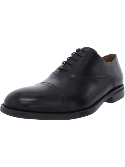 Bruno Magli Butler Mens Leather Dress Oxfords In Black