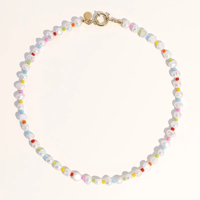 Joey Baby Sakura Rainbow Necklace In Silver