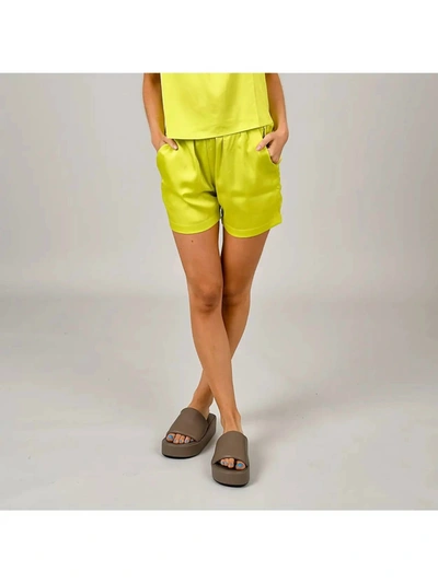 Rd Style Patti Pull-on Short W/ Slant Pocket In Sunny Lime In Yellow