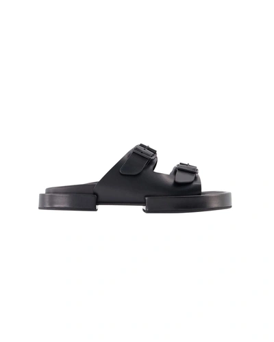 Ann Demeulemeester Henri Block Sandals In Black