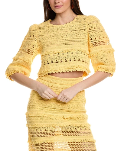 Maje Sweater In Yellow