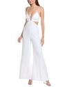 Et Ochs Carter Sleeveless Wide-leg Jumpsuit In White