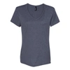 Hanes Perfect-t Womens V-neck T-shirt In Animal Print