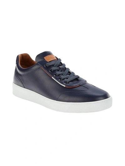 Bally Baxley Men's 6233865 Blue Leather Sneakers