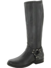 FRYE WOMENS FAUX LEATHER HARNESS KNEE-HIGH BOOTS