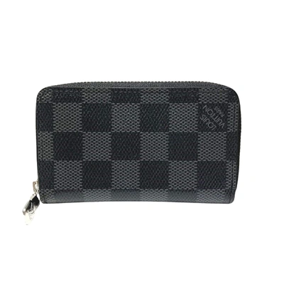 Pre-owned Louis Vuitton Canvas Wallet () In Black