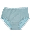 Natori Bliss Cotton Full Brief In Green