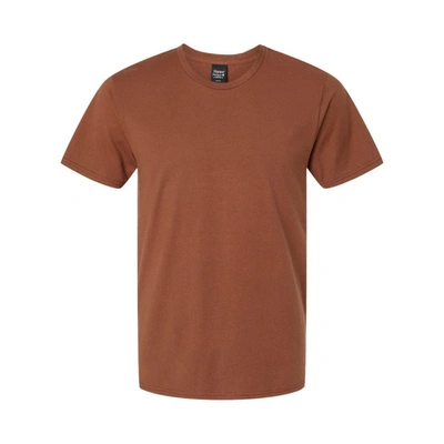 Hanes Perfect-t T-shirt In Brown