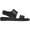 Ann Demeulemeester Sandalen Lore Aus Schwarzem Leder In Black