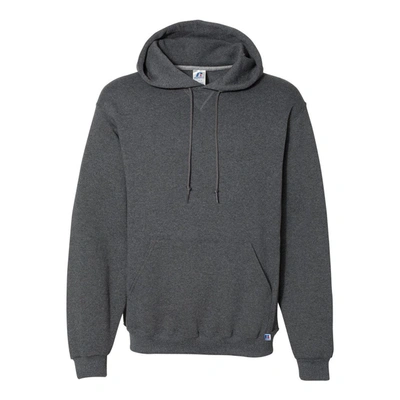 Russell Athletic Dri Power Hooded Sweatshirt In Grey