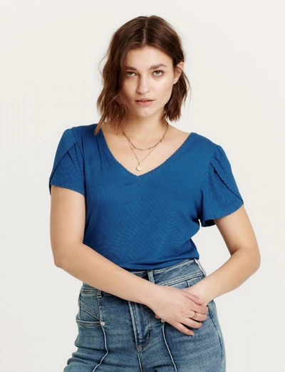Another Love Maddie Top In Nightfall In Blue
