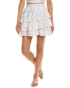 Paolita Ballet Mecanique Palermo Mini Skirt In Beige