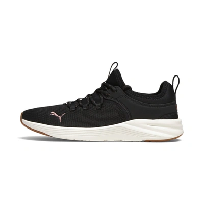 Puma Starla 2 Women's Training Shoes In Black-warm White-rose Gold-gum
