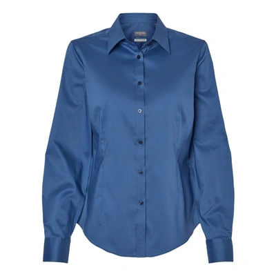 Van Heusen Women's Ultra Wrinkle Free Shirt In Blue