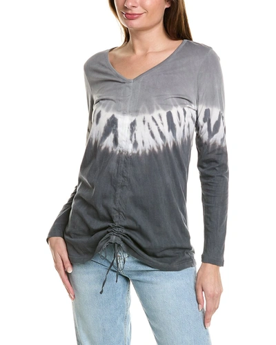 Xcvi Yael Tie Top In Grey