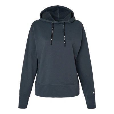 Champion Women's Sport Hooded Sweatshirt In Blue