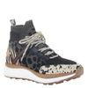 OTBT WOMEN'S HYBRID HIGH TOP SNEAKER - MEDIUM WIDTH IN ANIMAL PRINT