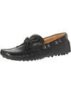 THE MEN'S STORE TIE DRIVER MENS LEATHER SQUARE TOE LOAFERS